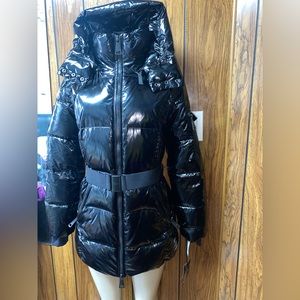 (NEW) SAM NYC SOHO BELTED DOWN MID-LENGTH PUFFER JACKET